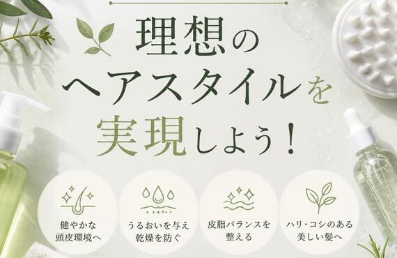 頭皮のお手入れで理想のヘアスタイルを実現しよう！