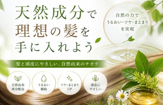 髪質改善の新提案！天然成分で理想の髪を手に入れよう
